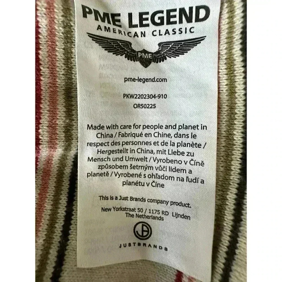 PME LEGEND Jumper Knit Cotton Stripe Pullover Men’s XXL - Picture 7 of 8